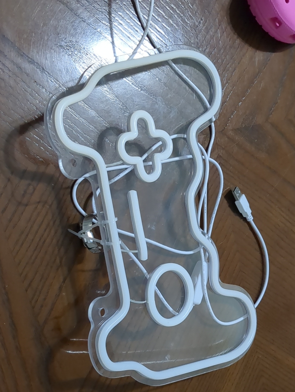 Unbranded White USB Neon Game Controller Accent Light